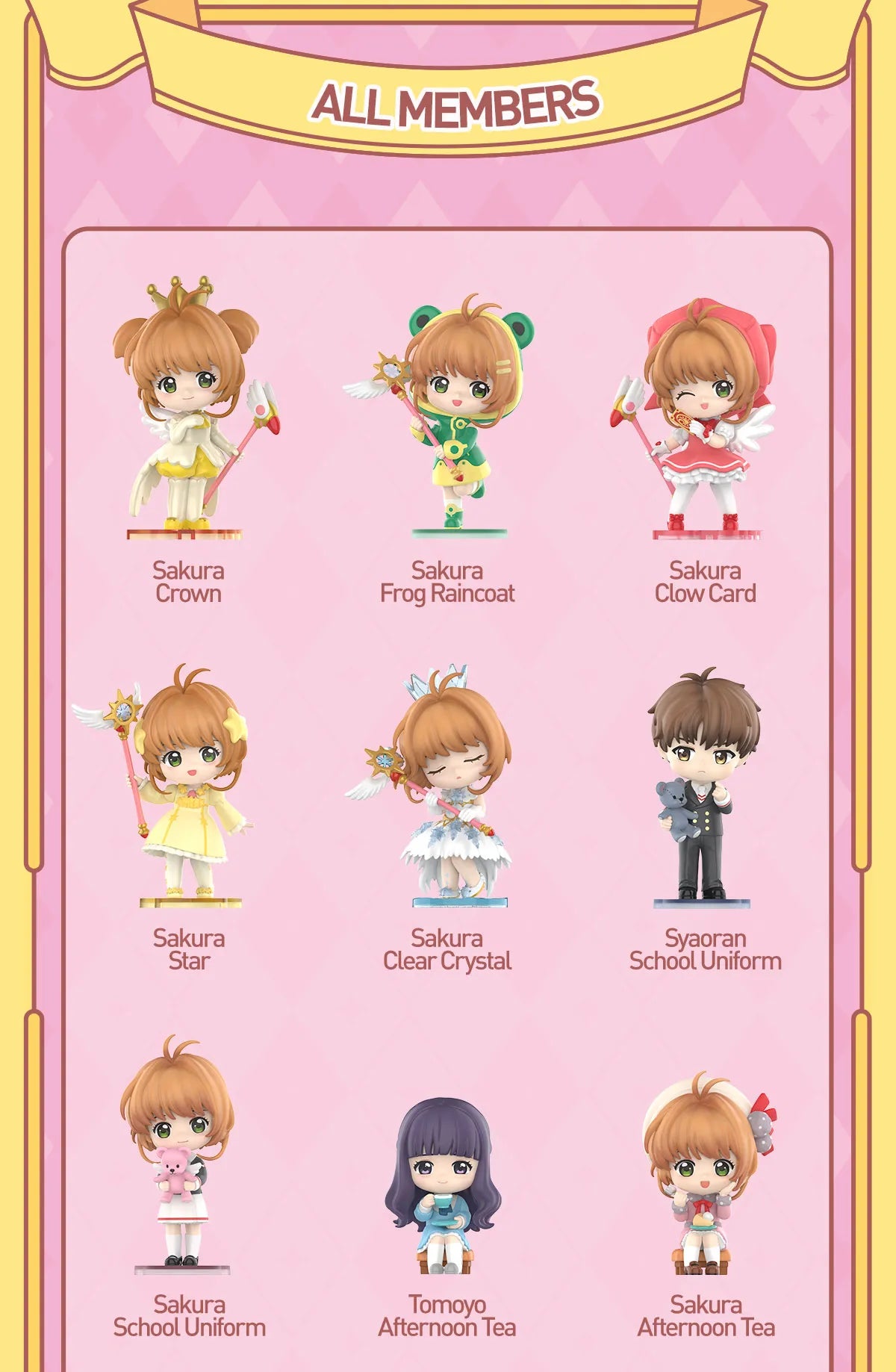 (Pre orden) Cardcaptor Sakura Clear Card POPMART figures series blind box original