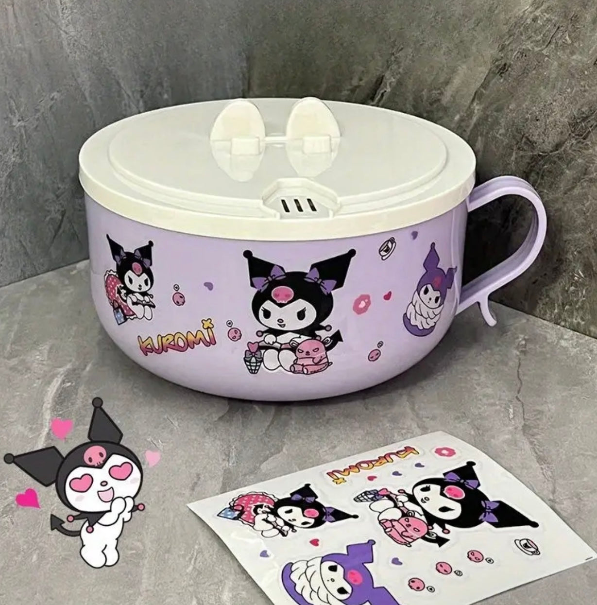 Tazón de fideos Kuromi