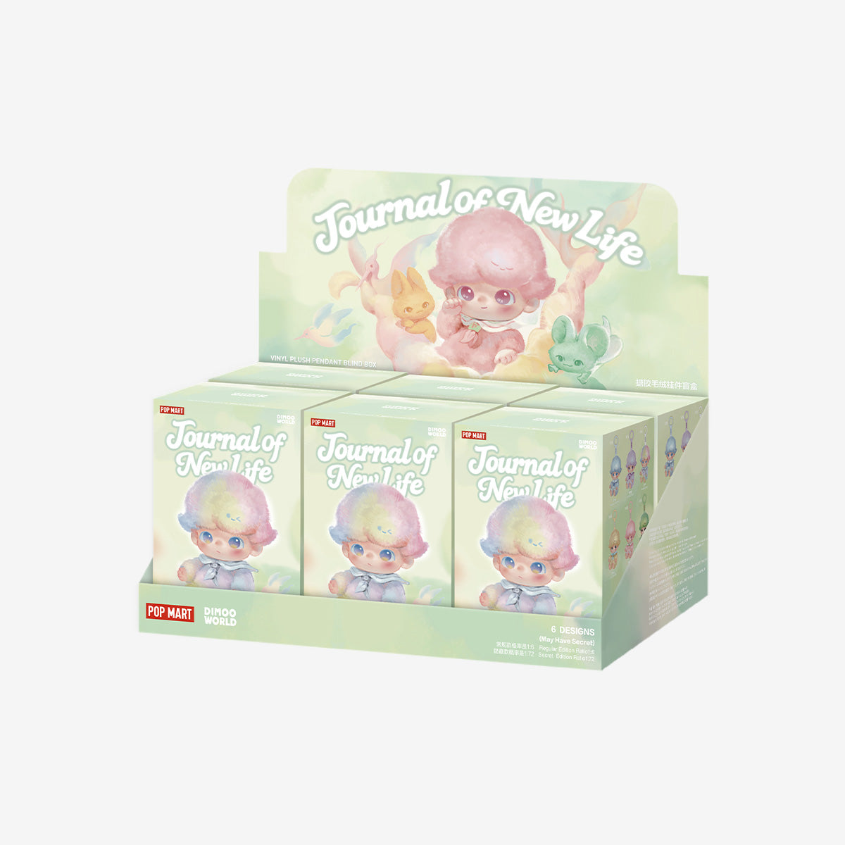 (Pre orden) DIMOO Journal of New Life Series Blind Box Popmart Original