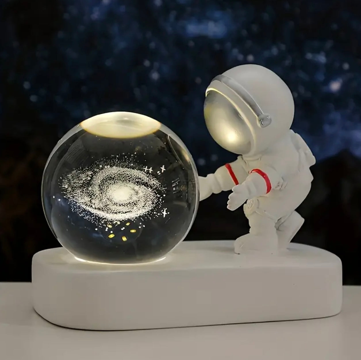 Lámpara de cristal Astronauta de galaxia