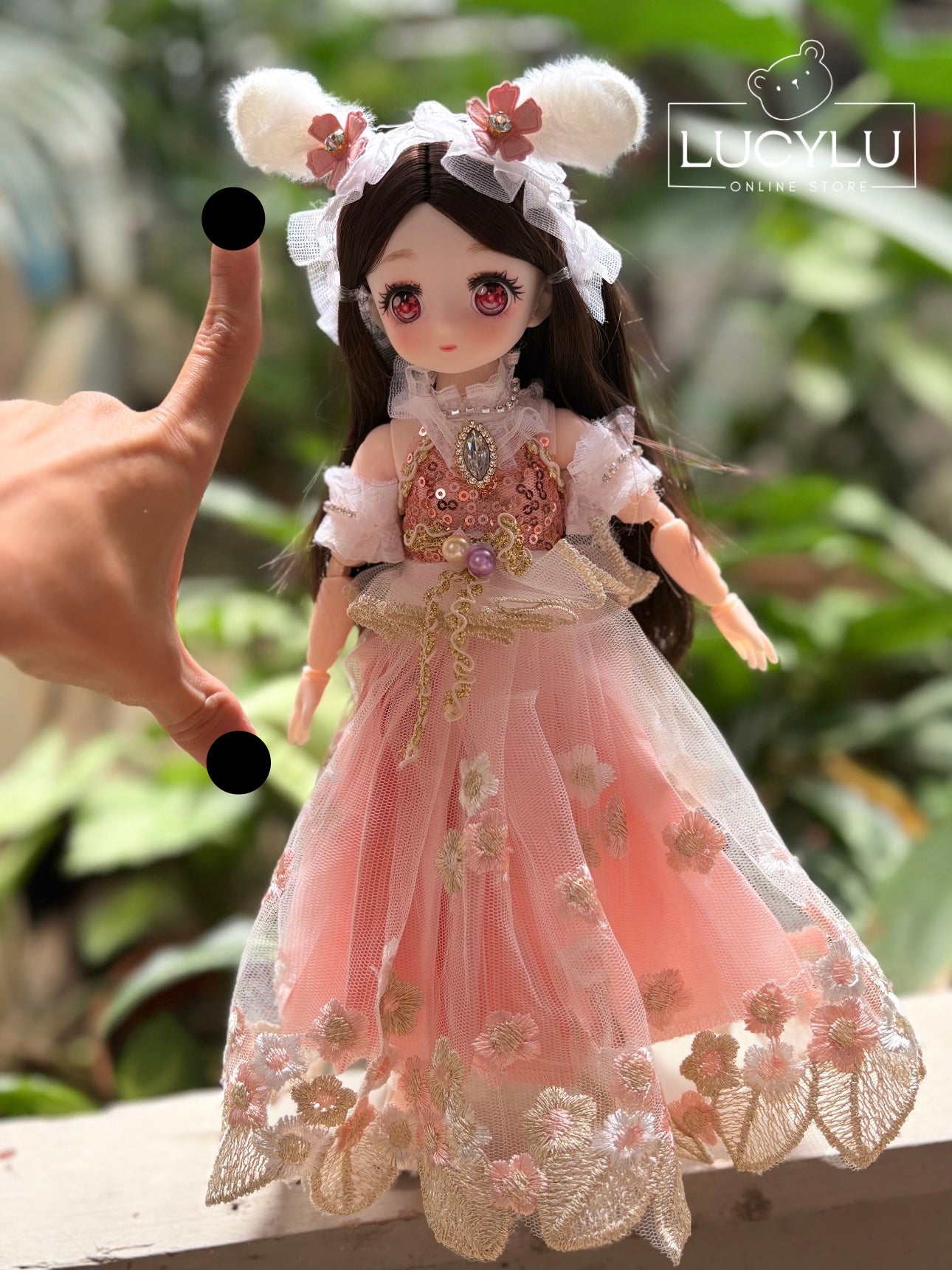 Anime style collectible doll 11.81”