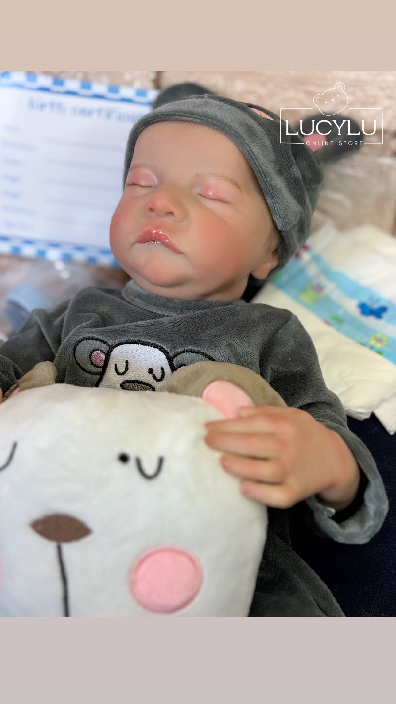 BEBÉ REBORN 18" (NIÑO)