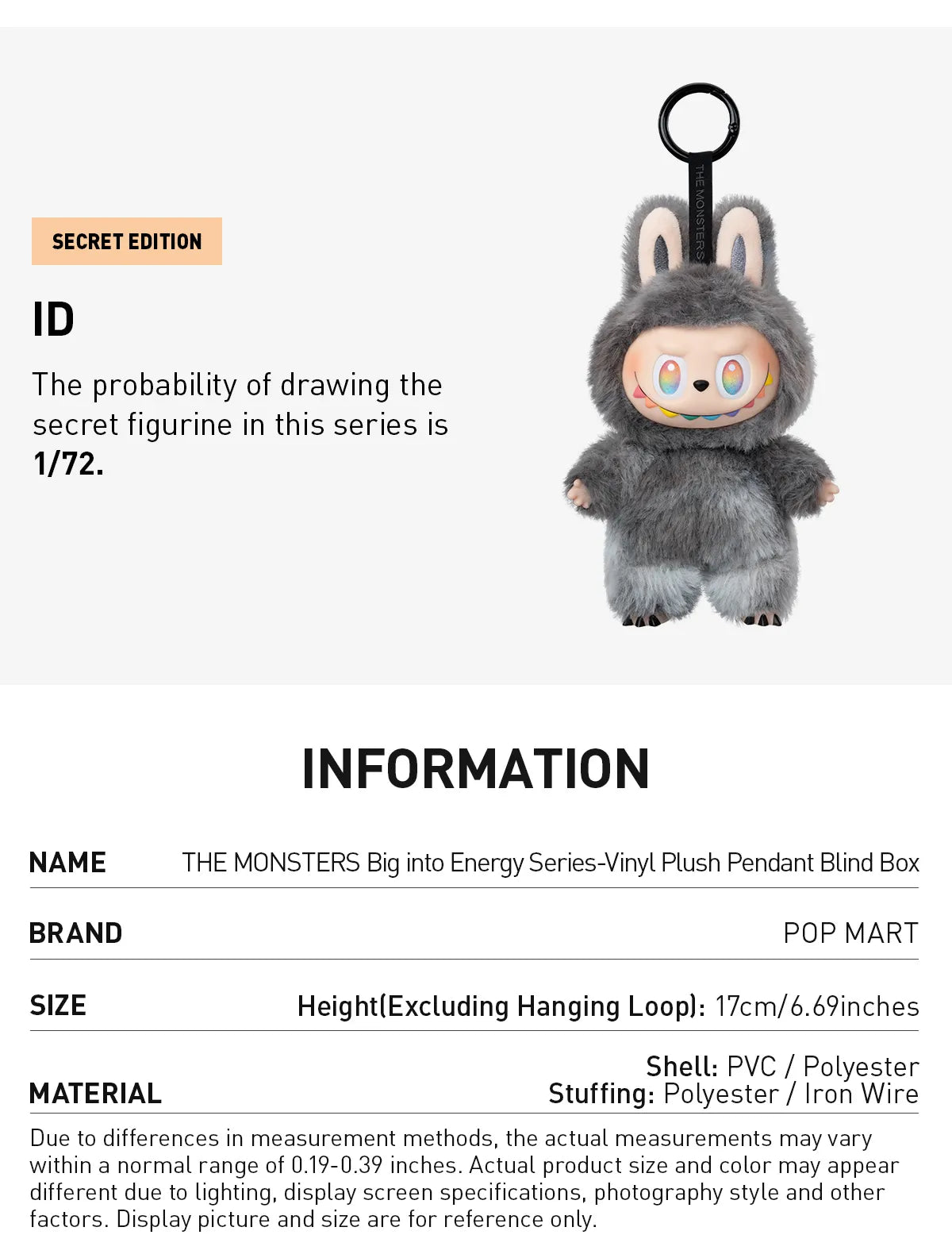 Labubu Big Into Energy V3 Pop mart blind box original