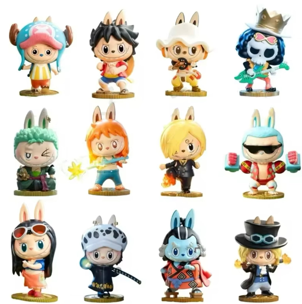 Labubu x One Piece blind box Pop mart original