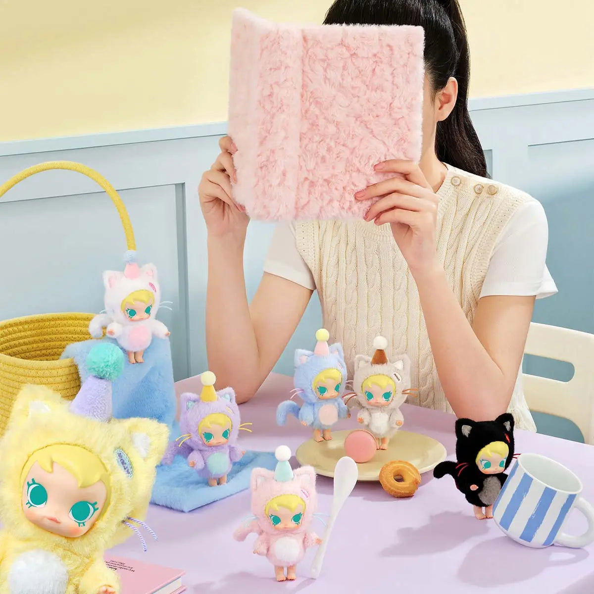 Baby Molly Pocket Friends Pop mart - Vinil Plush Blind box original