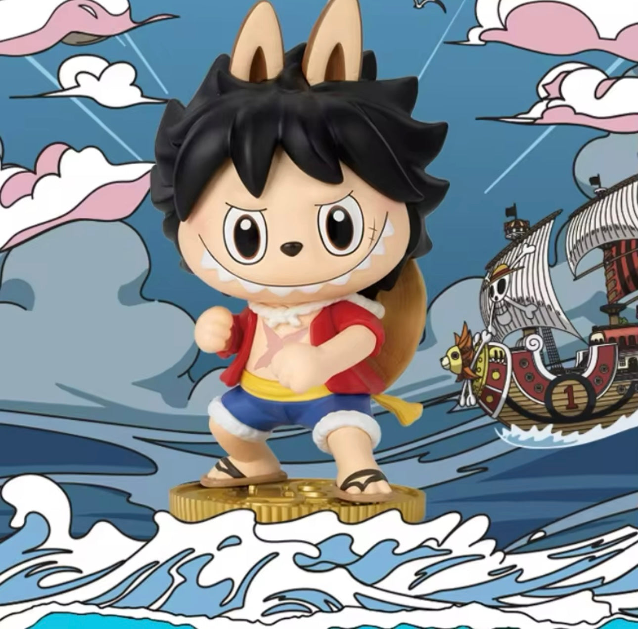 Labubu x One Piece blind box Pop mart original