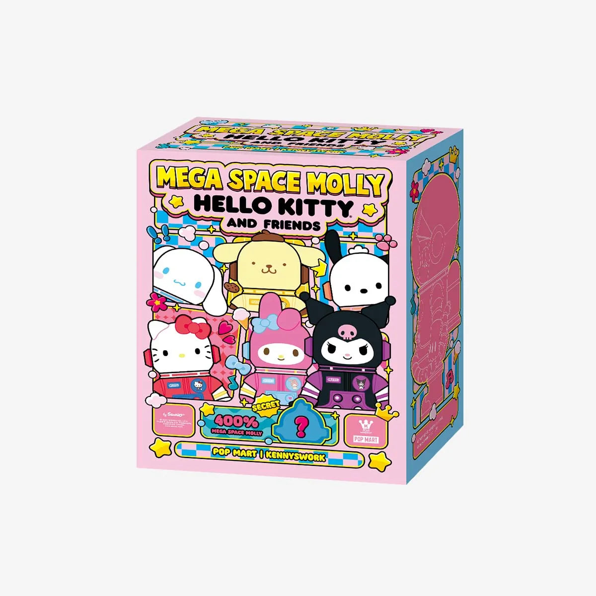 Mega Space Molly Sanrio Series 400% Pop Mart blind box original