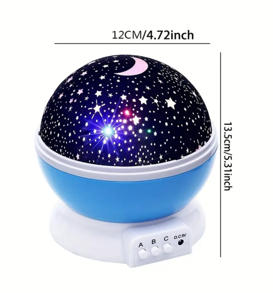 Mini lámpara proyectora de estrellas