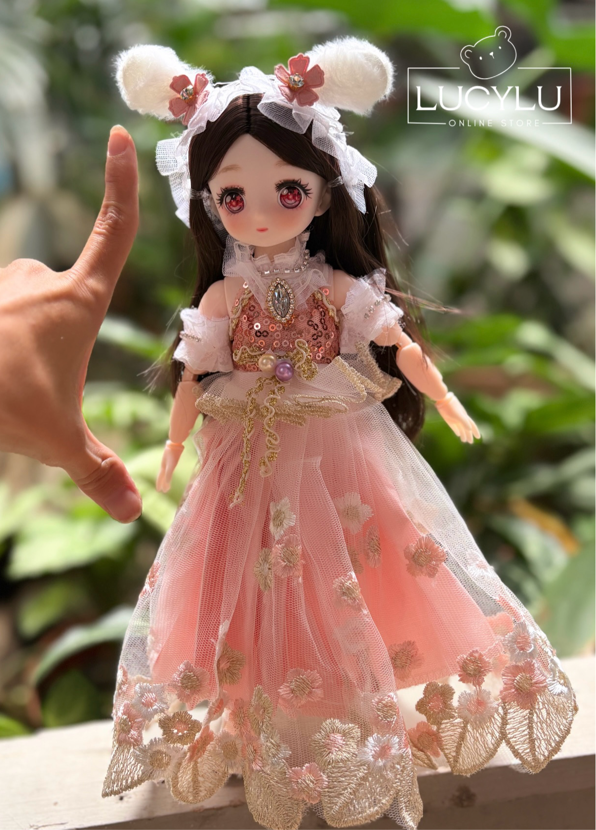 Anime style collectible doll 11.81”
