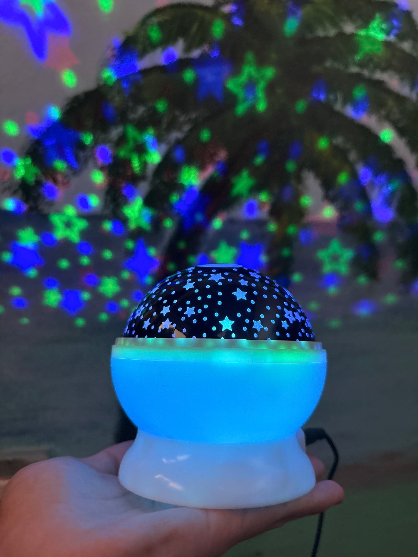 Mini lámpara proyectora de estrellas