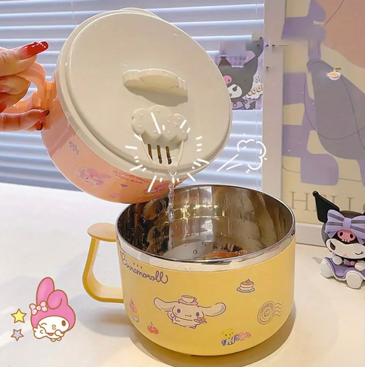 Tazón de fideos Kuromi