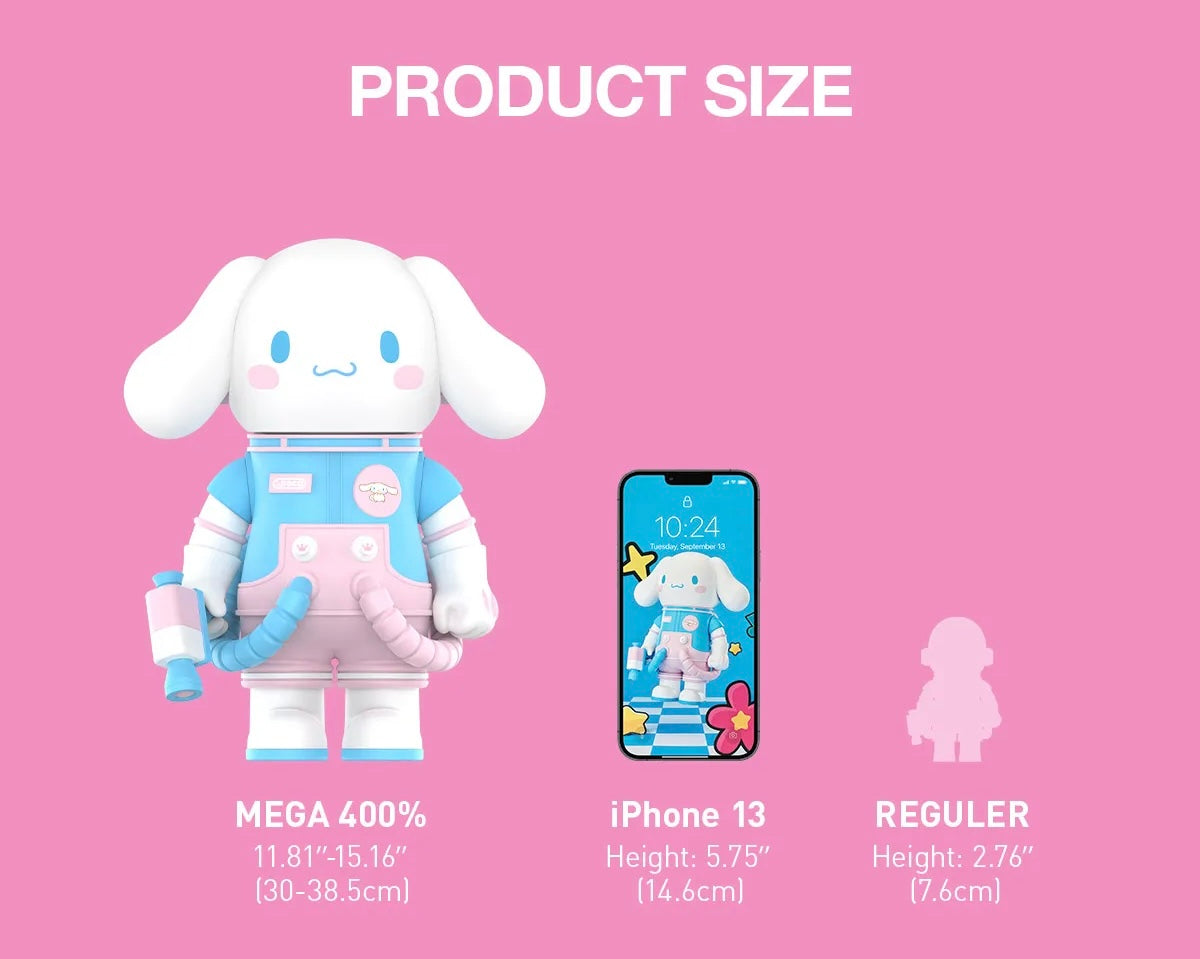 Mega Space Molly Sanrio Series 400% Pop Mart blind box original