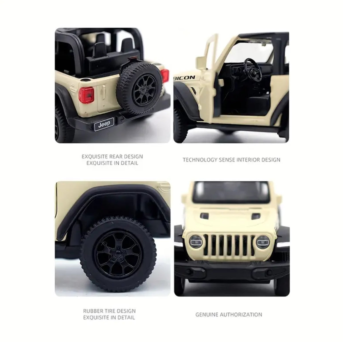 Auto a escala coleccionable 4x4 1:36