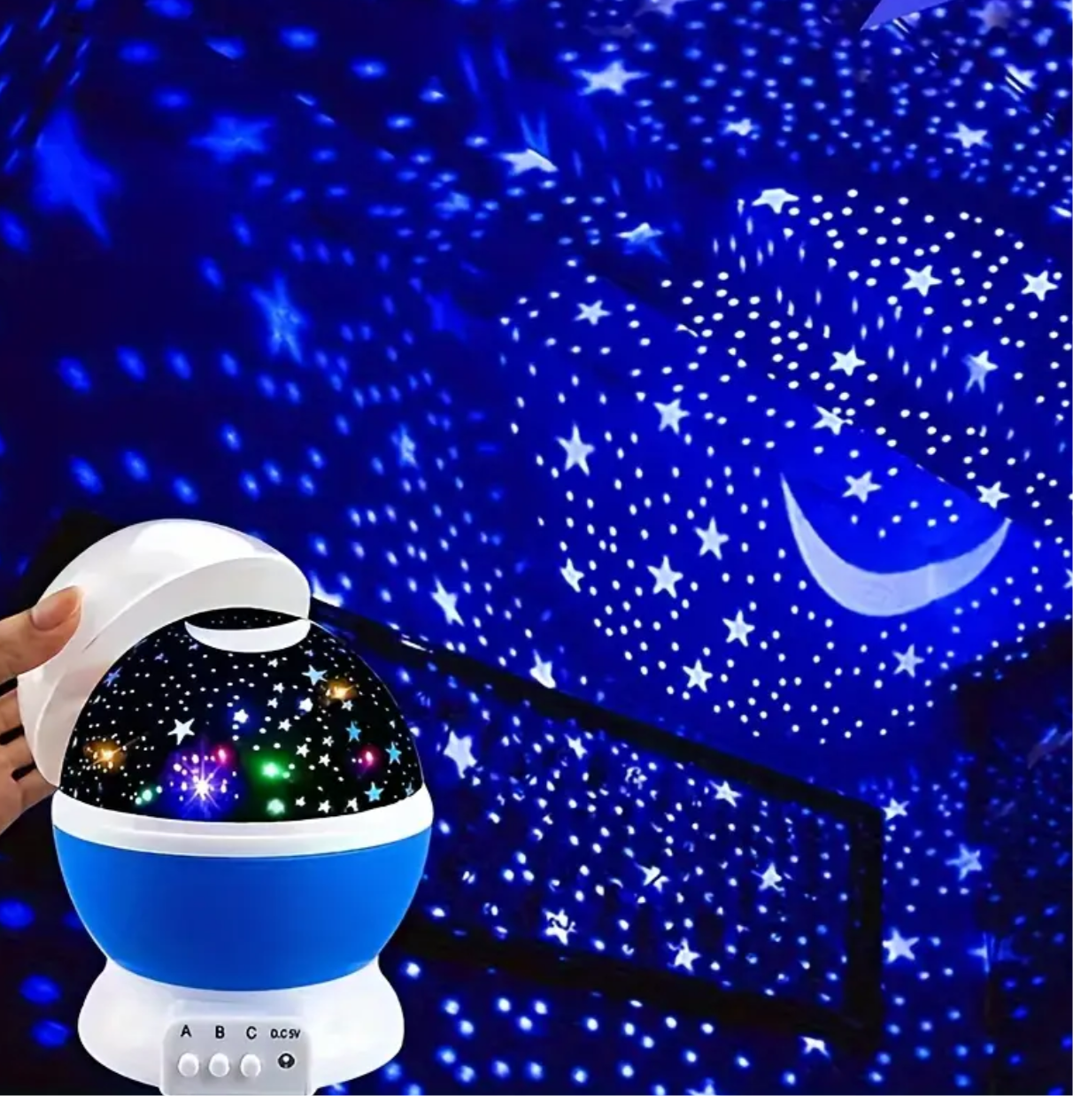 Mini lámpara proyectora de estrellas