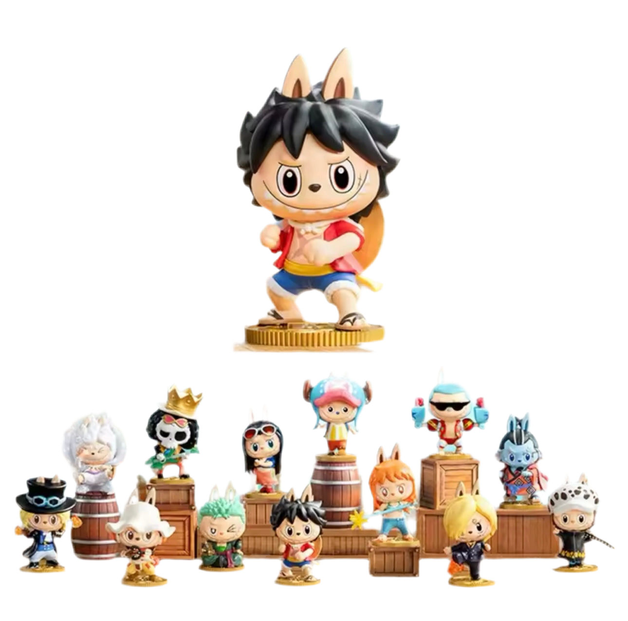 Labubu x One Piece blind box Pop mart original