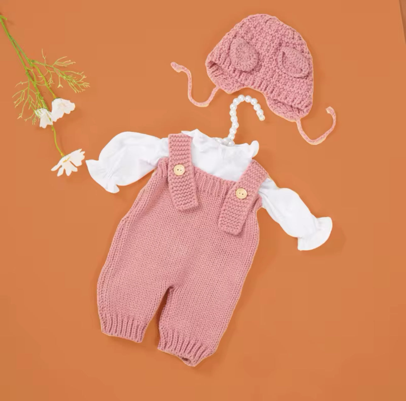 Conjunto para muñeca reborn de 55cm