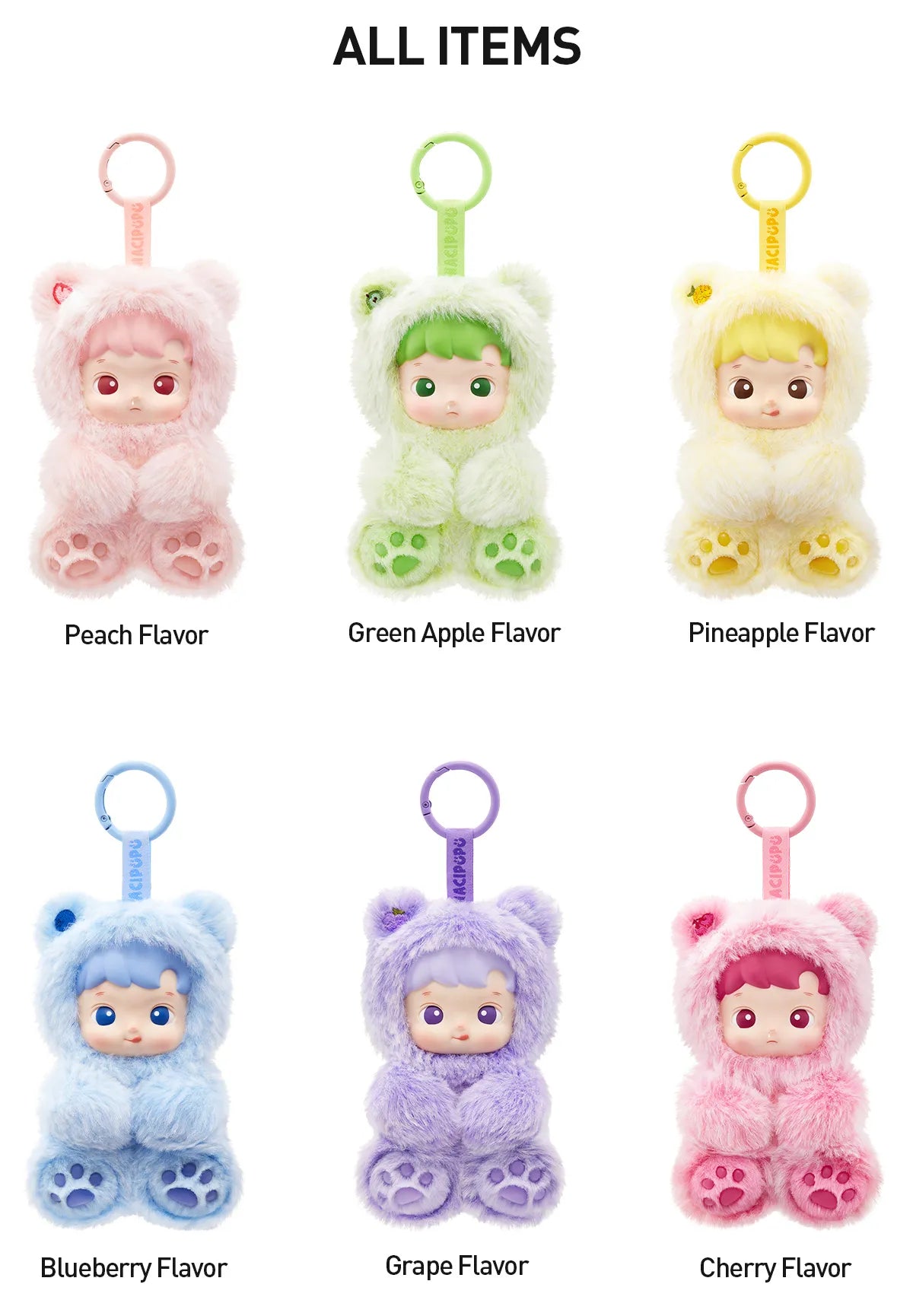 (Pre orden) Pop mart Hacipupu Gummy Bear Series blind box original