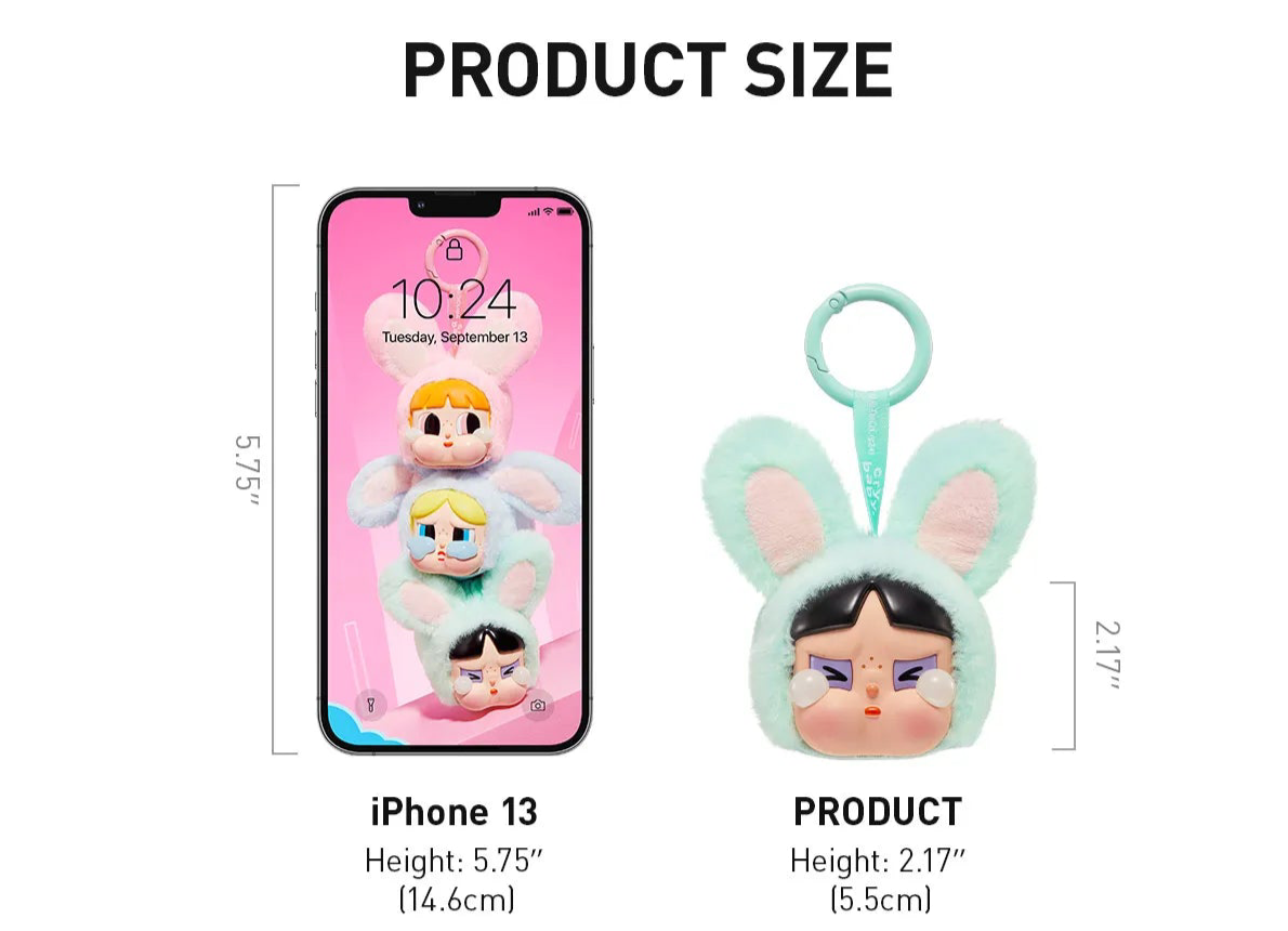 Cry Baby x powerpuff Girls Blind box popmart original