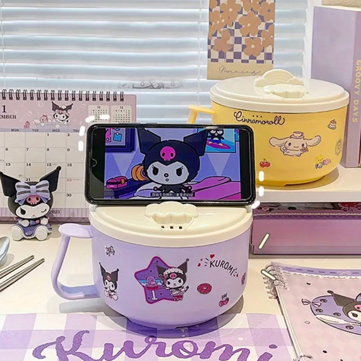 Tazón de fideos Kuromi