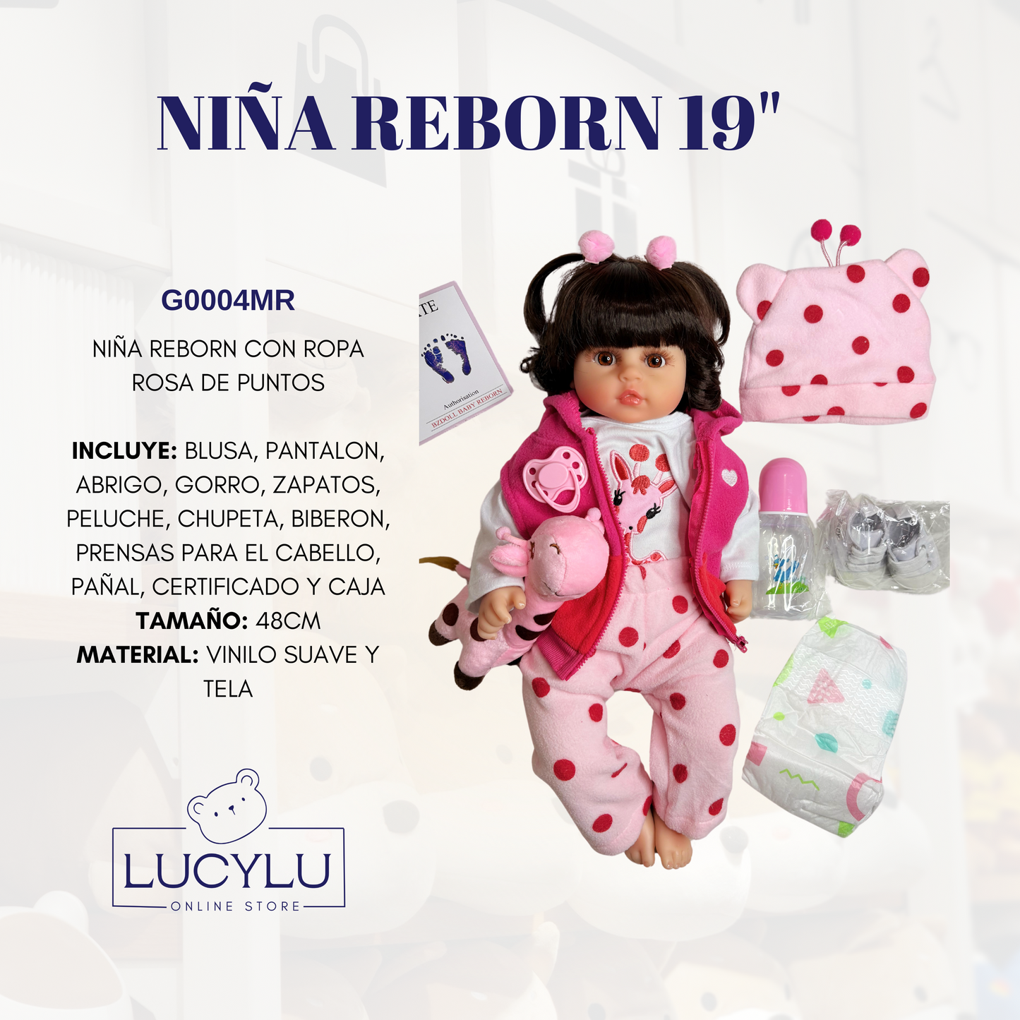 REBORN GIRL 19"