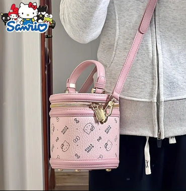 Bolso cilindro bandolera Hello Kitty