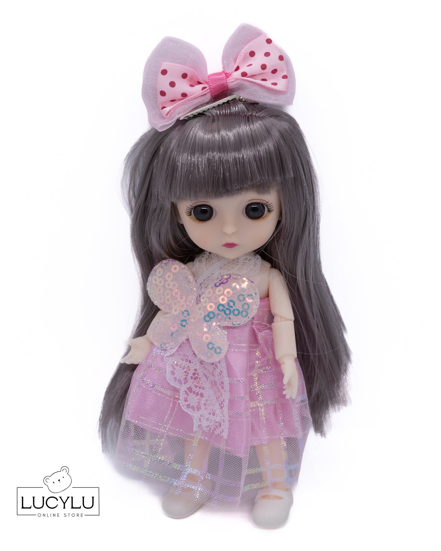 Muñeca pequeña coleccionable articulada