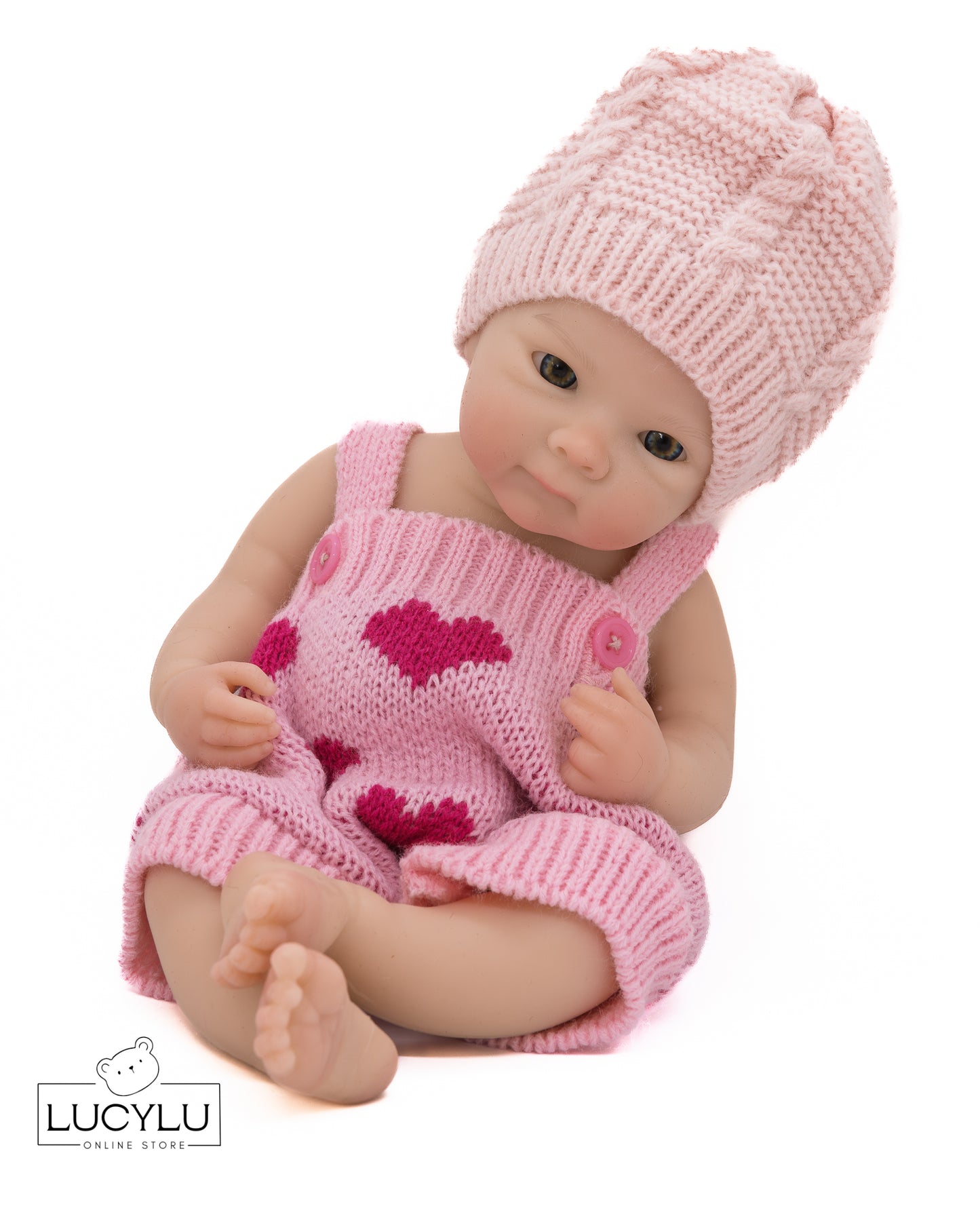 Muñeca Reborn Silicona 100% flexible 13”