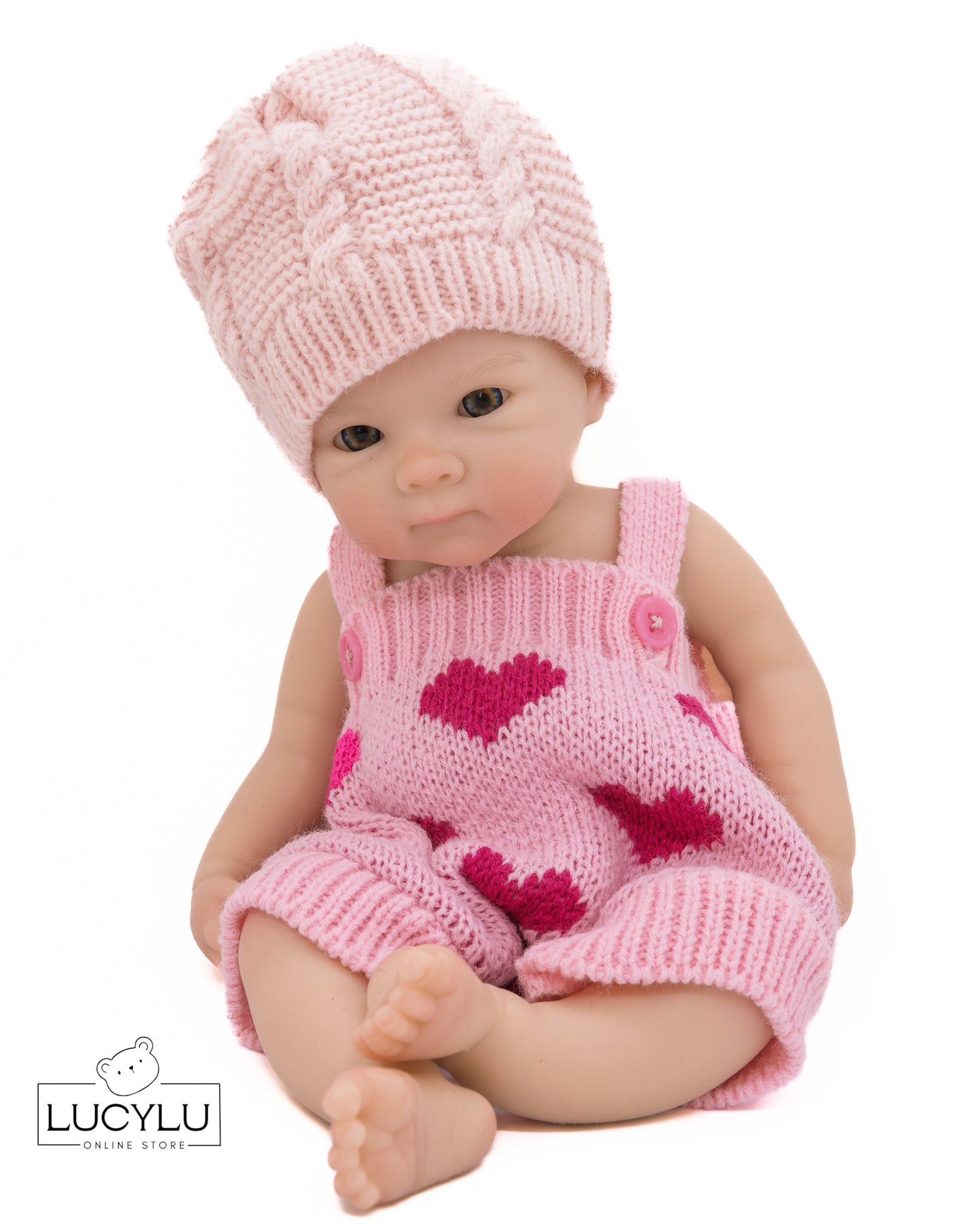 Muñeca Reborn Silicona 100% flexible 13”