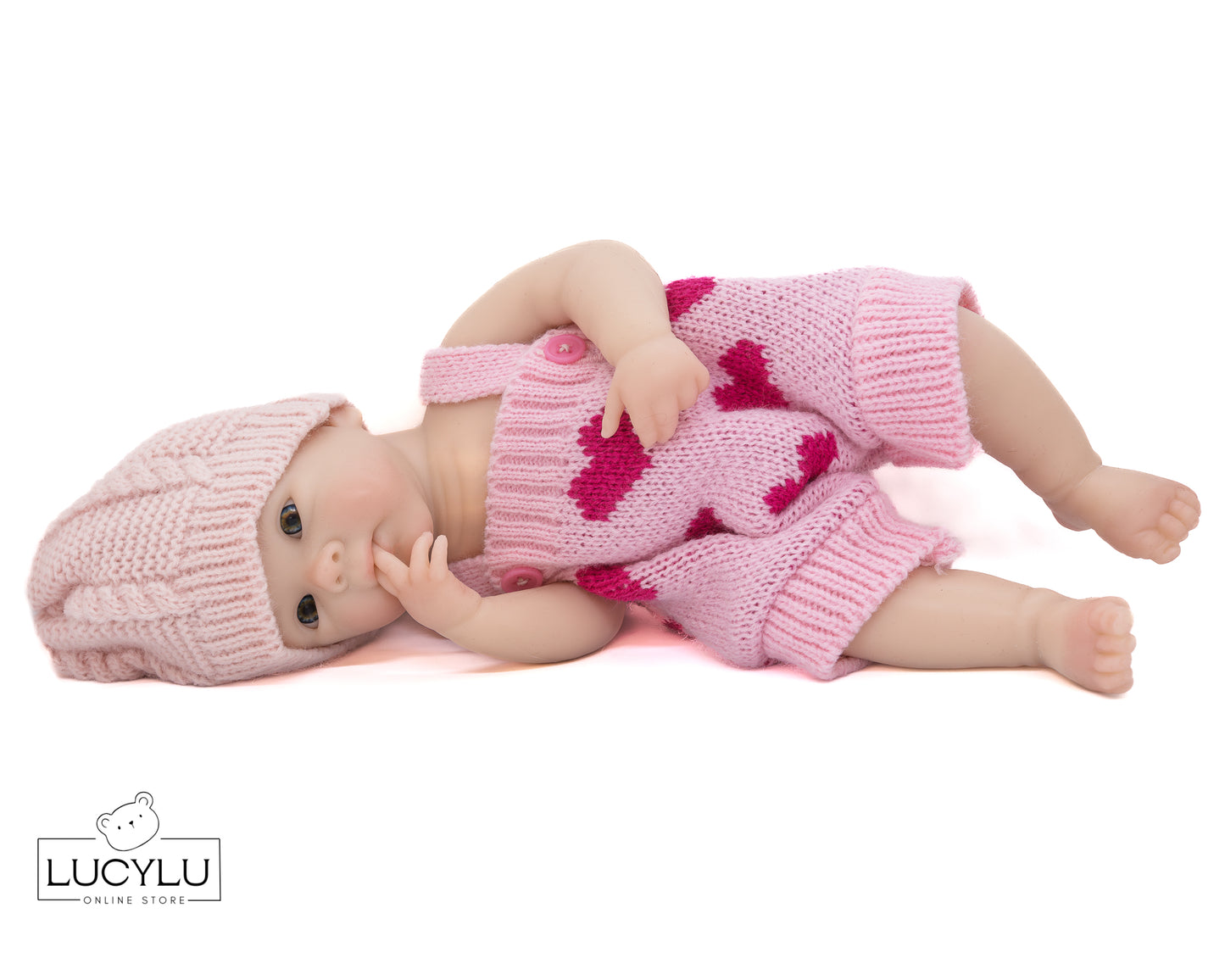Muñeca Reborn Silicona 100% flexible 13”