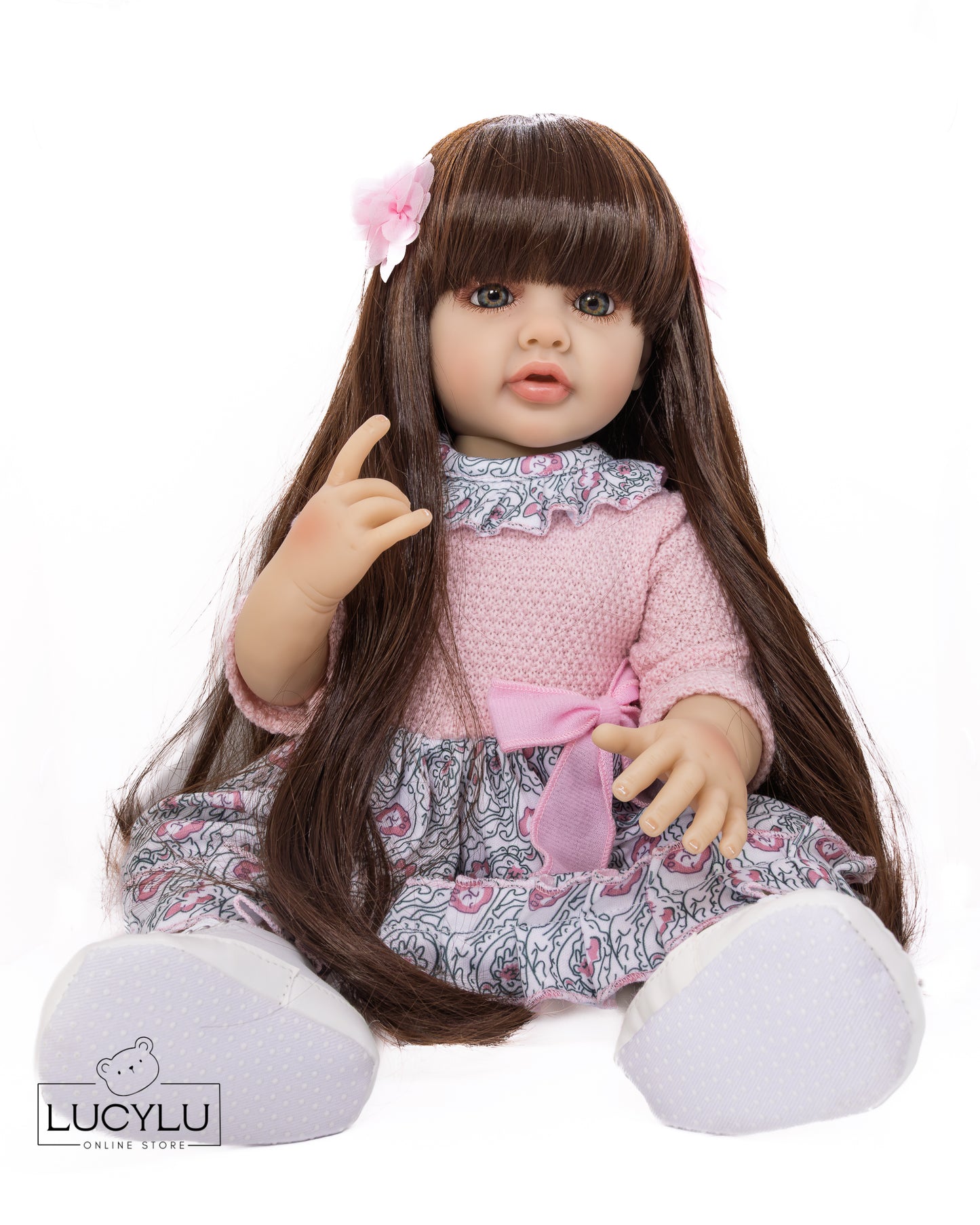 NIÑA REBORN 22" SILICONA
