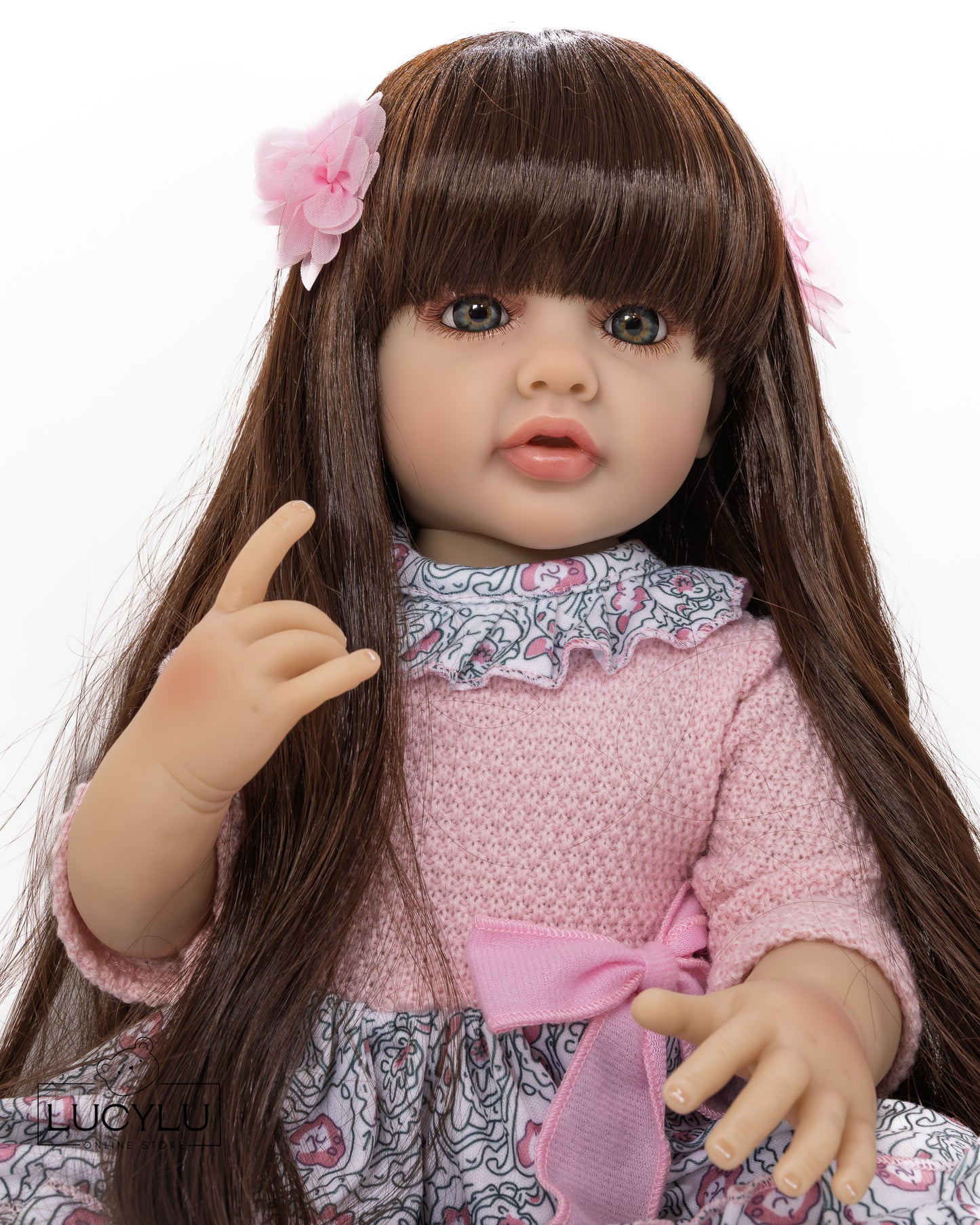 NIÑA REBORN 22" SILICONA