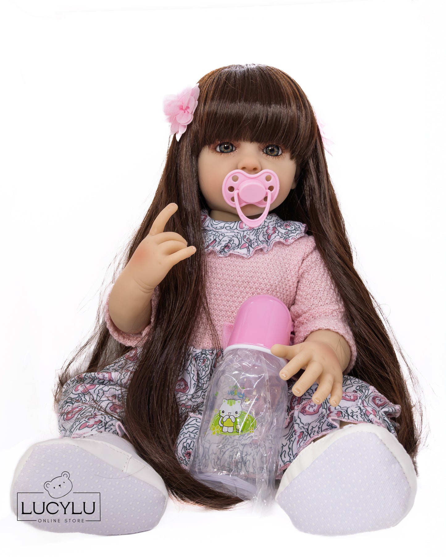 NIÑA REBORN 22" SILICONA