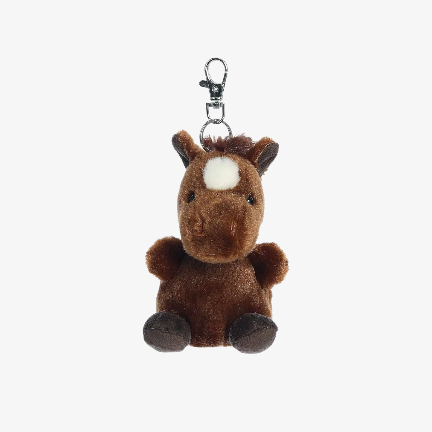 Aurora - Palm Pals - 4" Truffle Brown Horse Clip-On