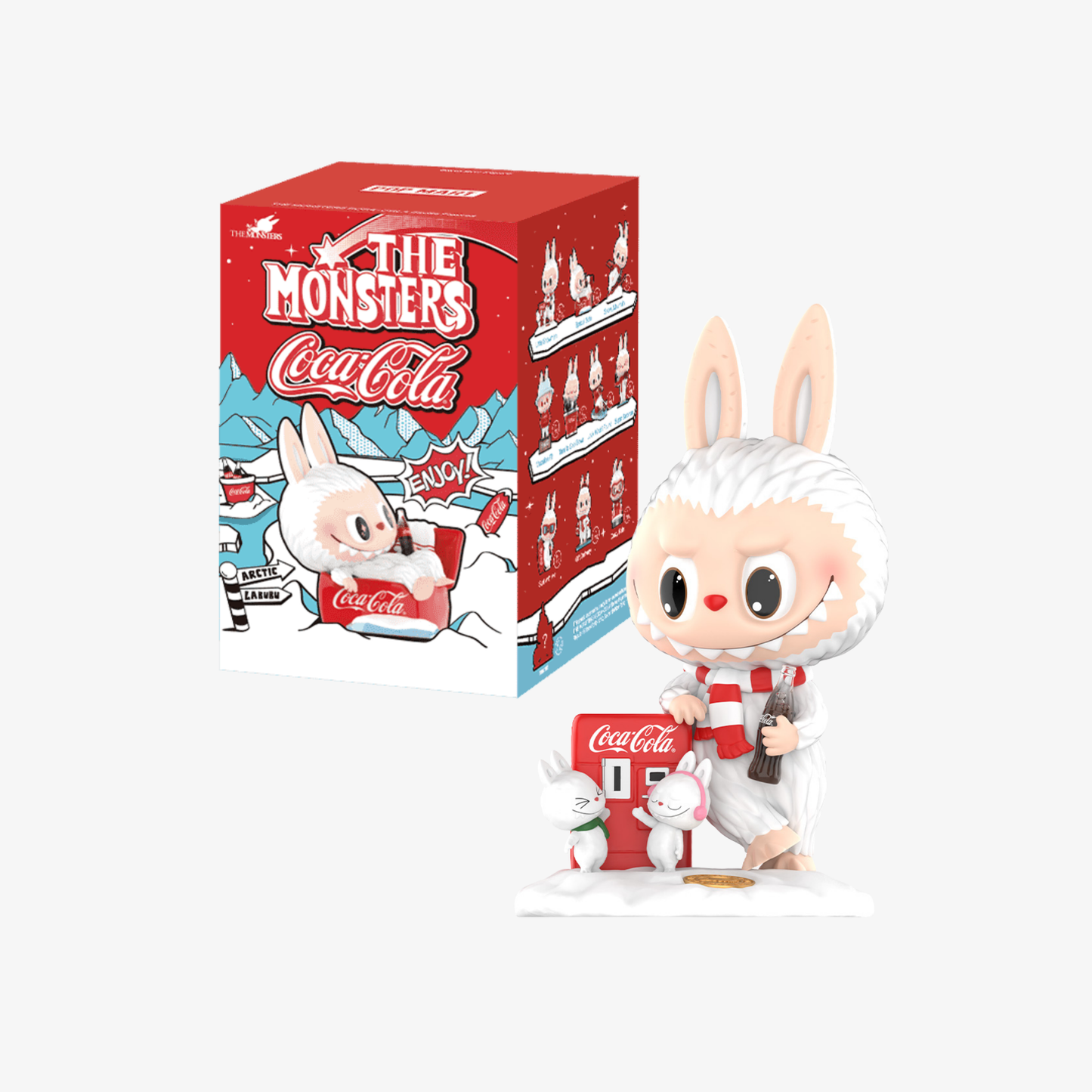 Labubu the monsters coca cola figures popmart original