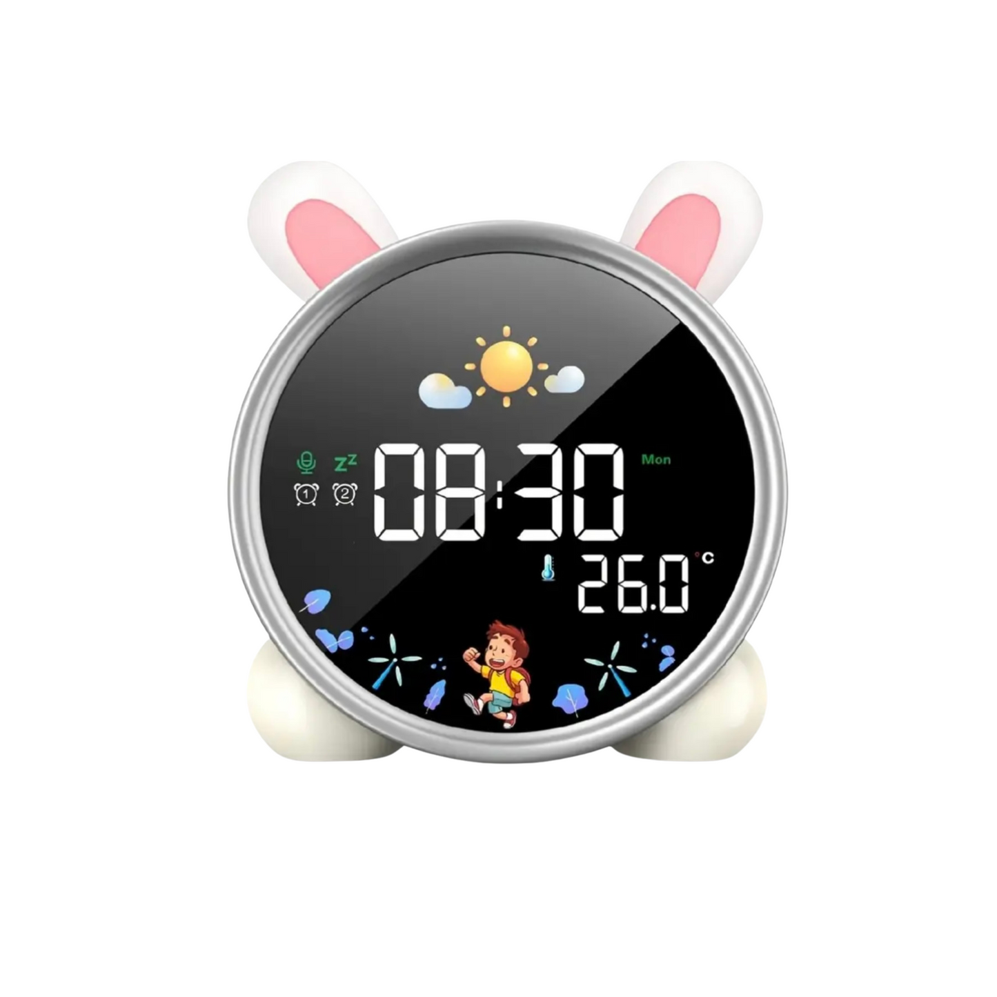 Reloj de alarma digital con pantalla grande