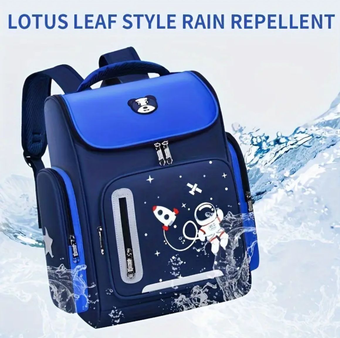 MOCHILA IMPERMIABLE CON DISEÑO DE ASTRONAUTA