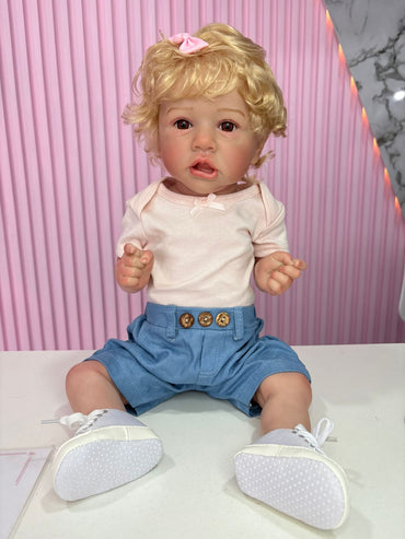 Niña rubia 55cm vinilo