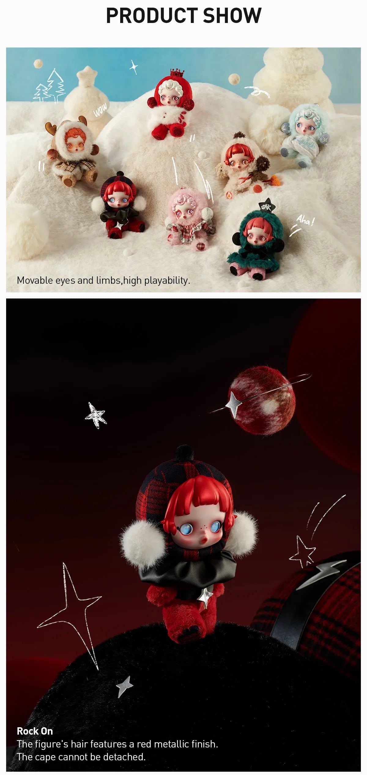 Skullpanda winter symphony Pop mart blind box original
