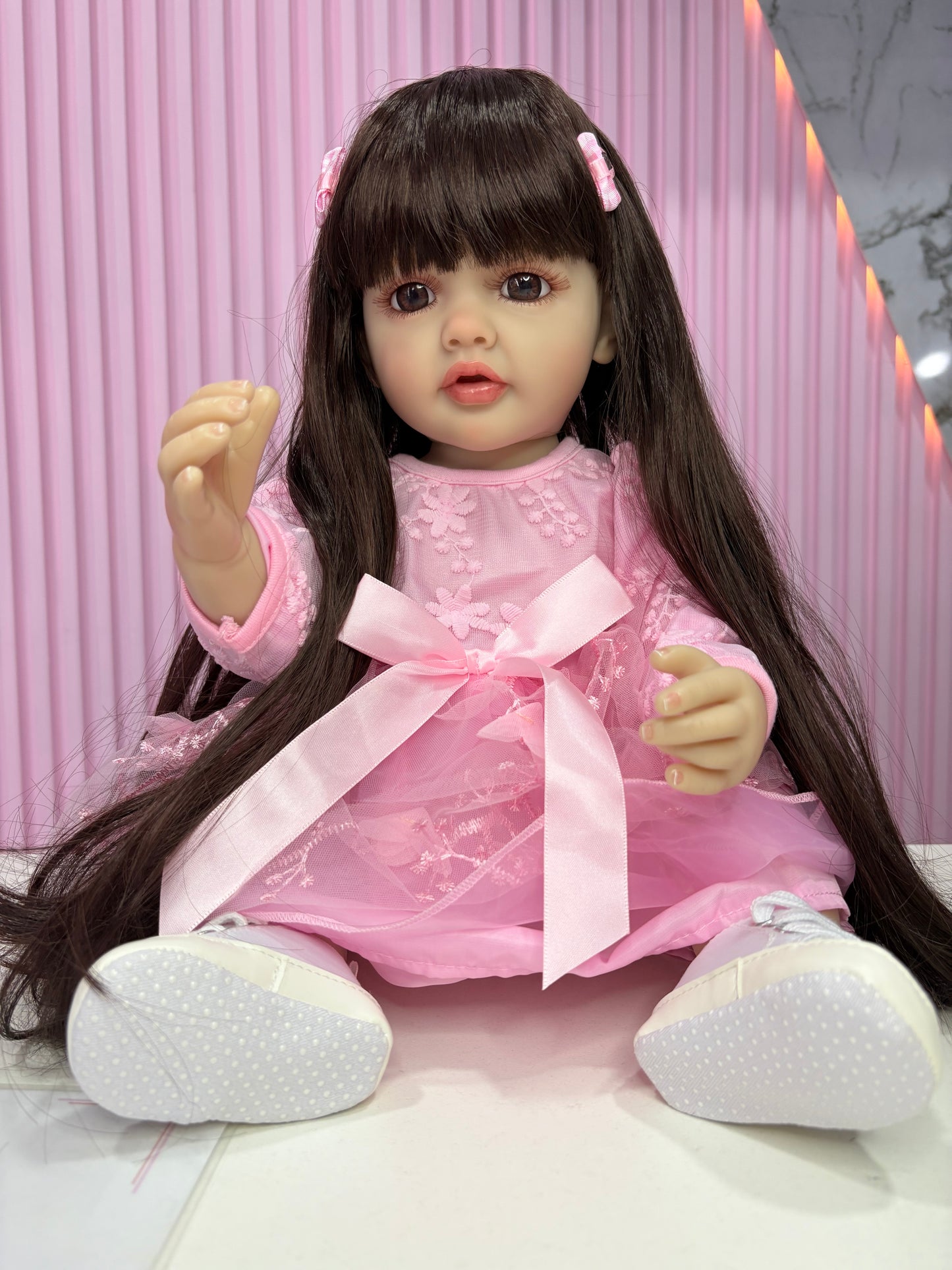 Niña Reborn vinilo 55cm