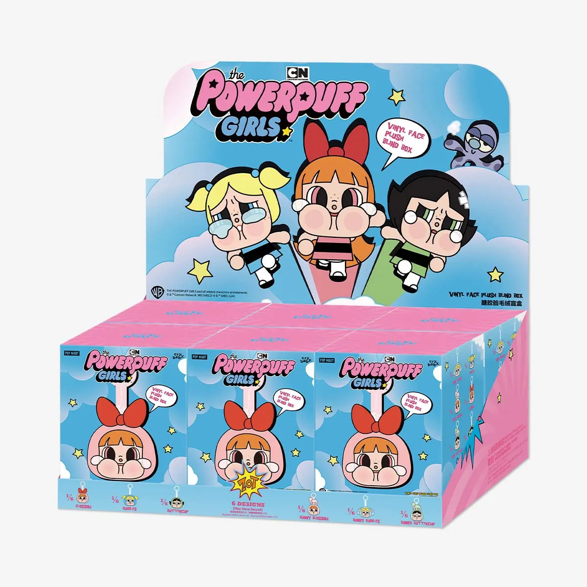 Cry Baby x powerpuff Girls Blind box popmart original