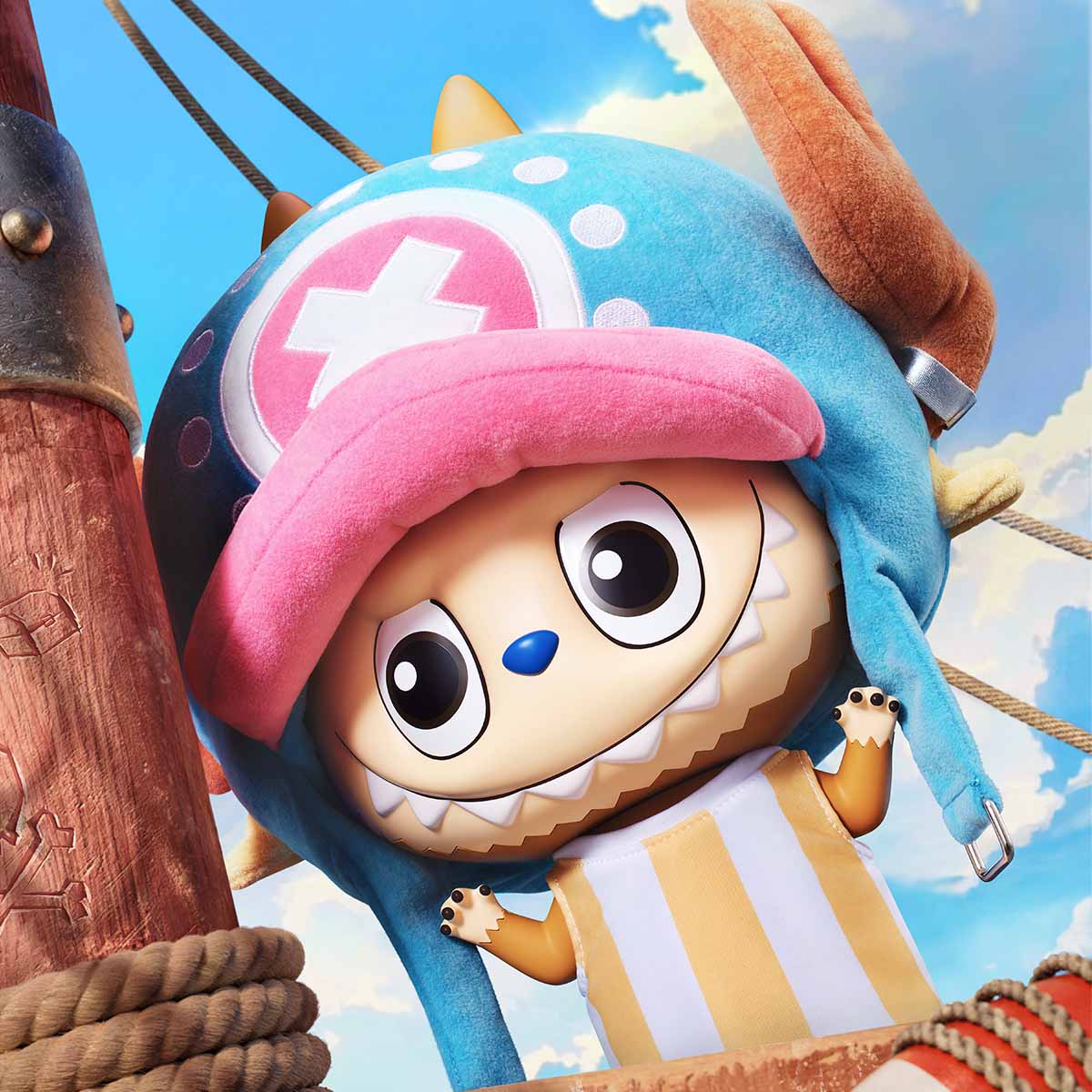 (PREVENTA)  Labubu Chopper One Piece 400%  original