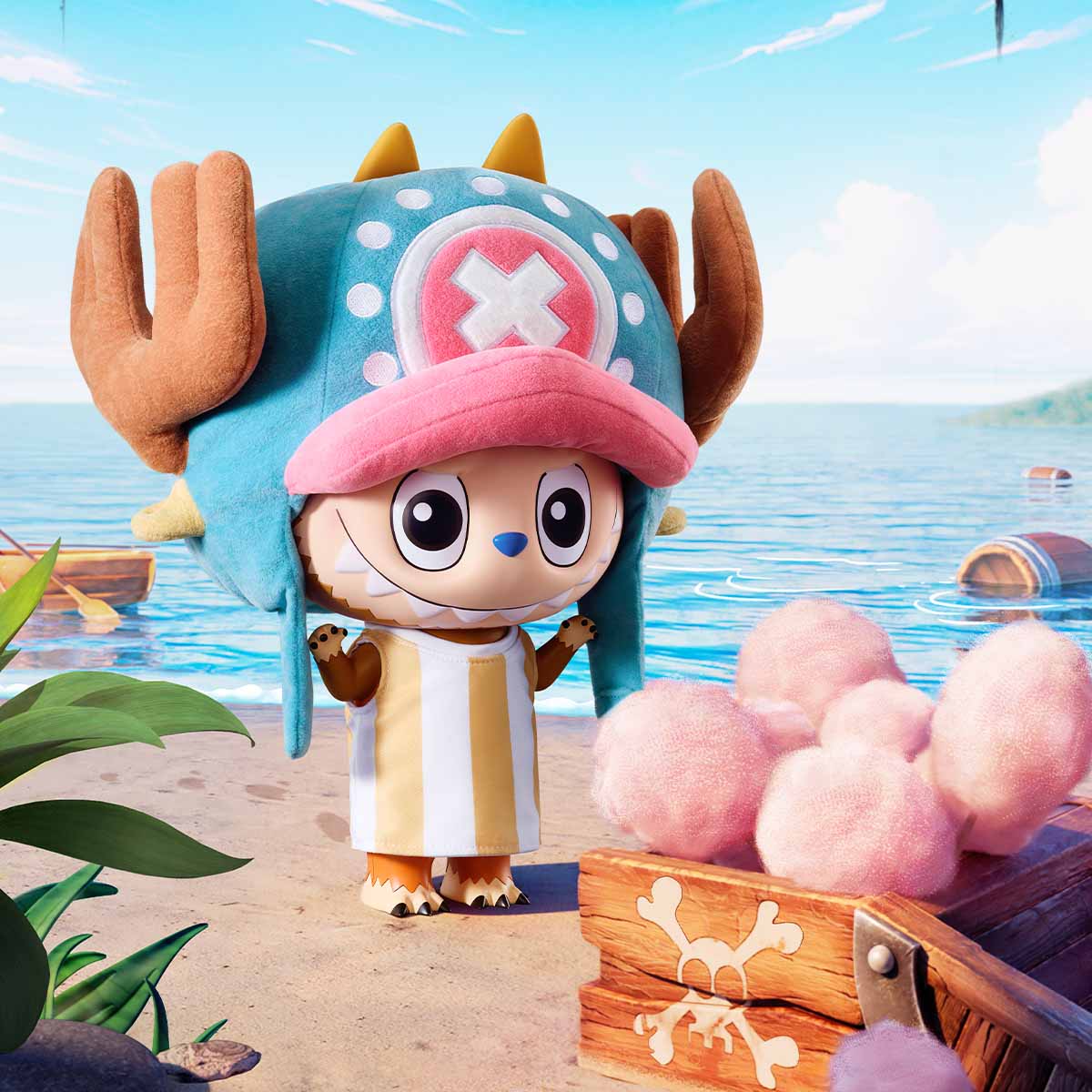 (PREVENTA)  Labubu Chopper One Piece 400%  original