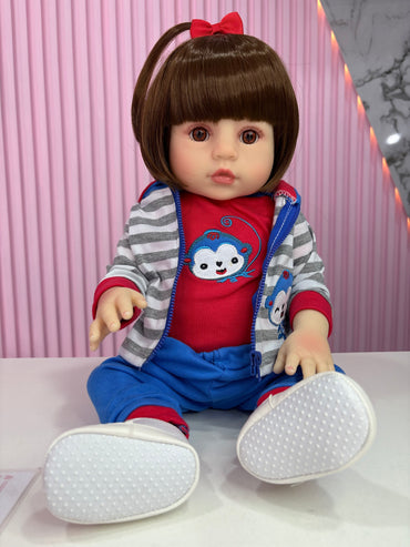 Niña Reborn vinilo completa 45cm