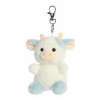 Aurora® - Palm Pals™ - 4" Skyla Blueberry Cow™ Clip-On
