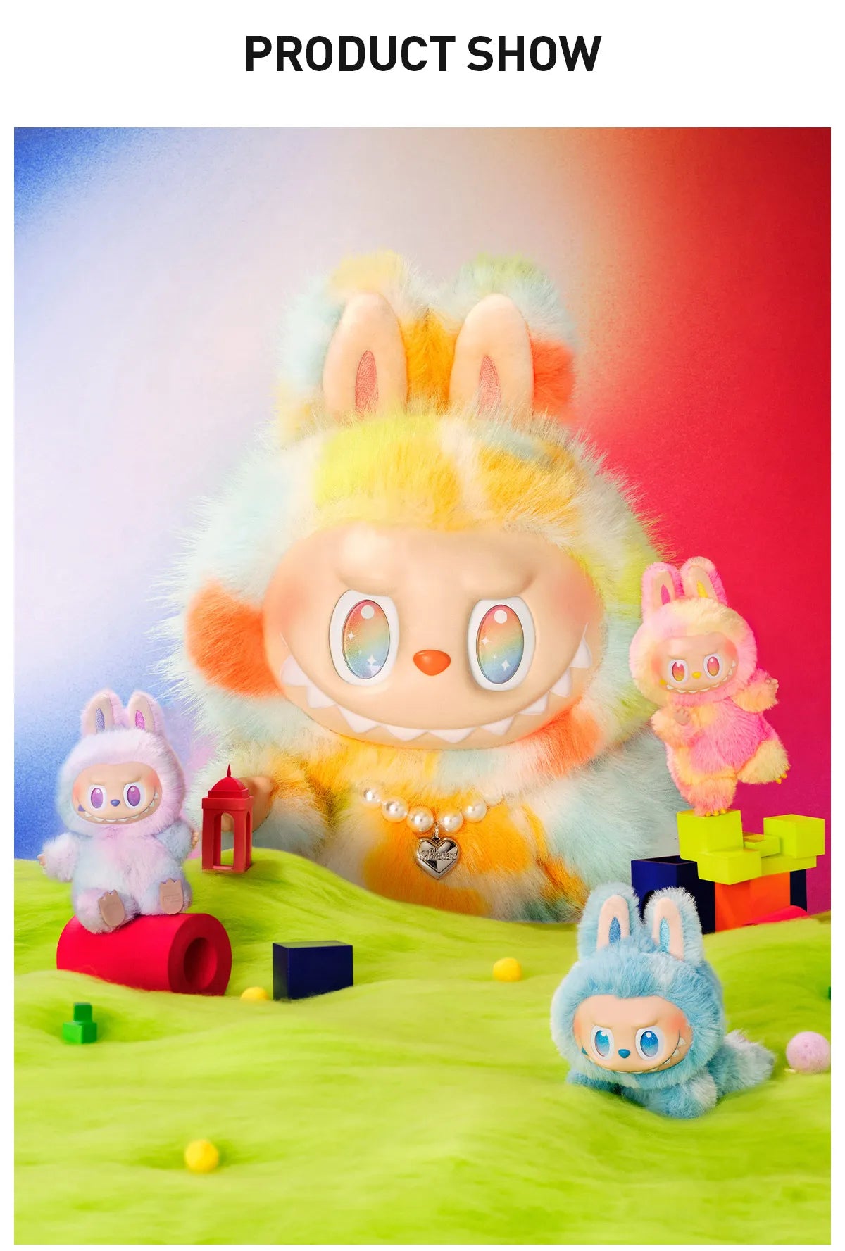 (Pre orden) Labubu the monsters big into energy - Rock the universe 37cm plush doll original