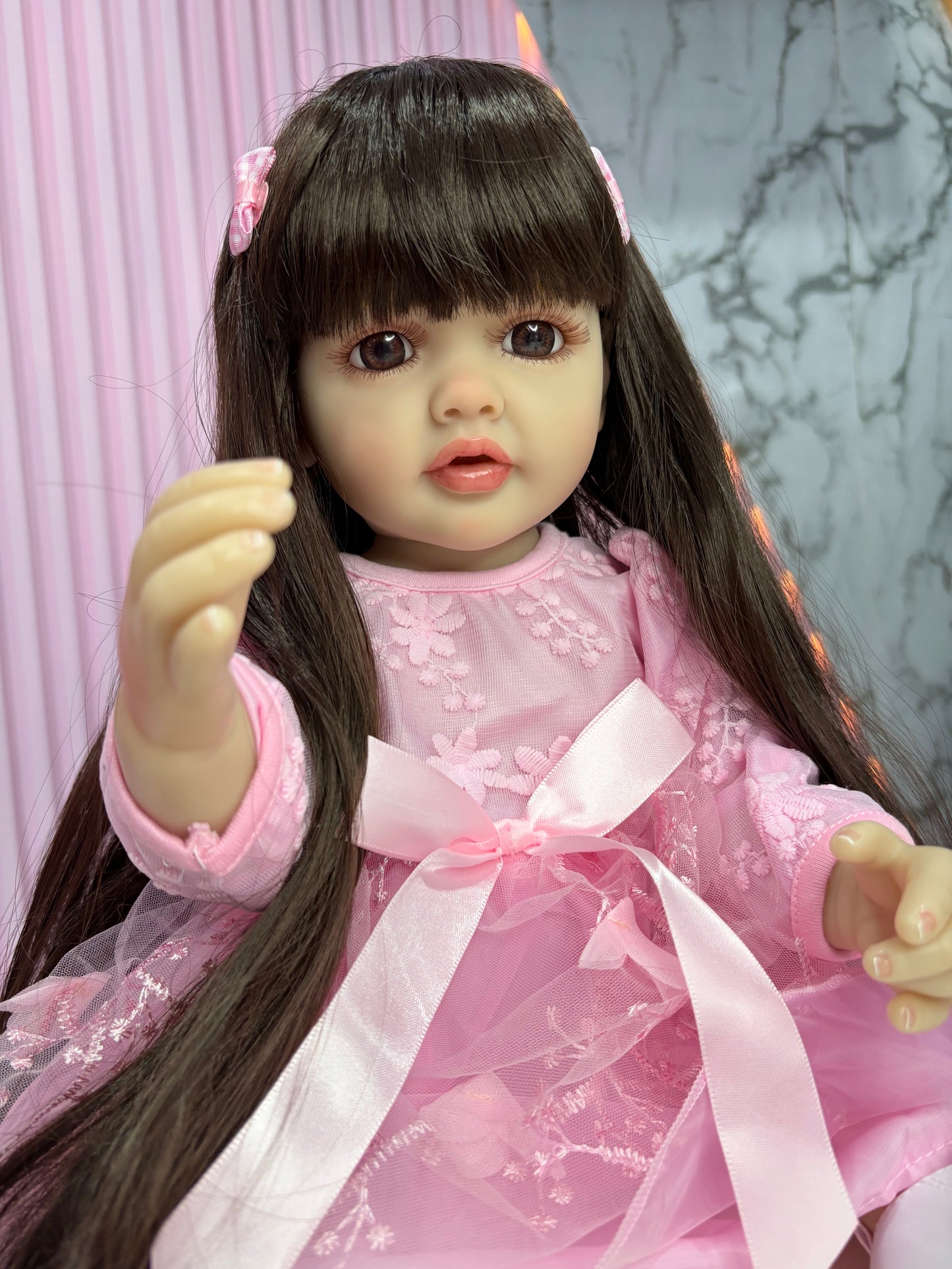 Niña Reborn vinilo 55cm