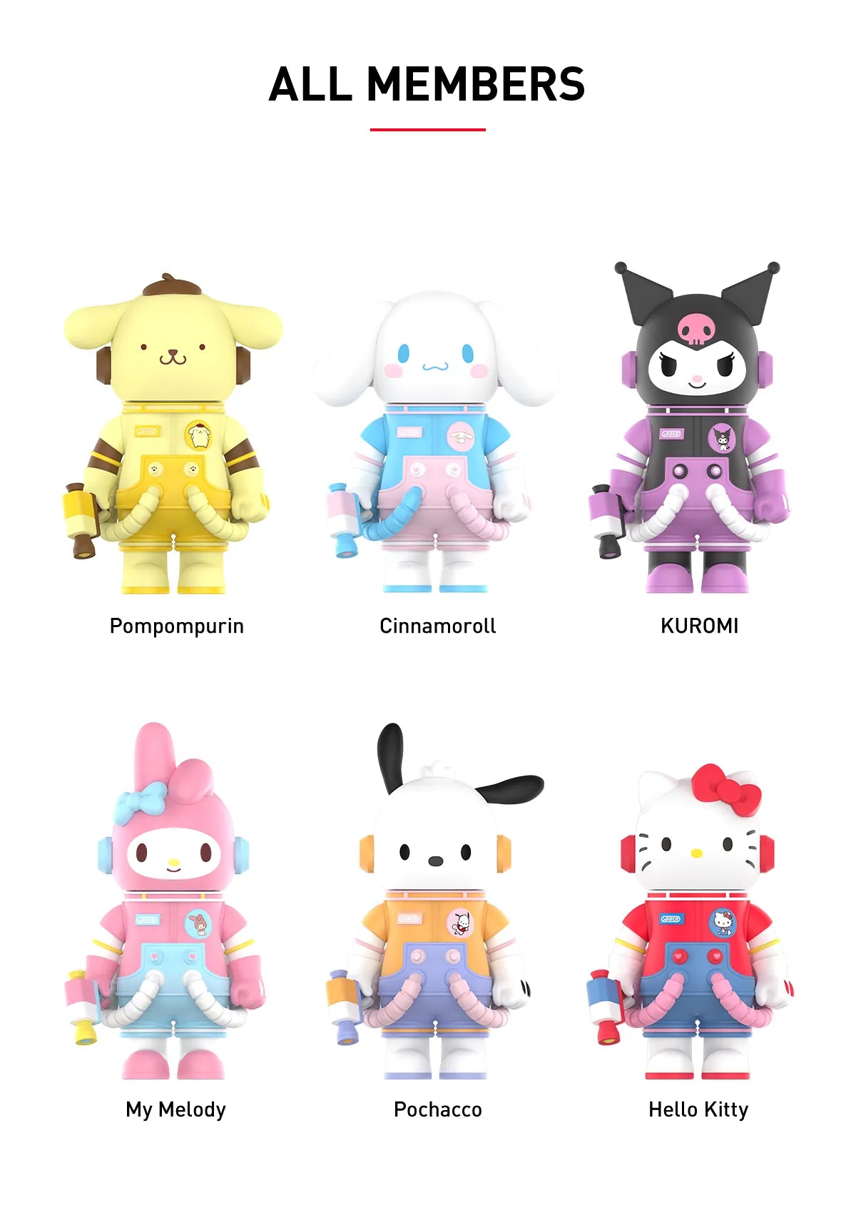 Mega Space Molly Sanrio Series 400% Pop Mart blind box original