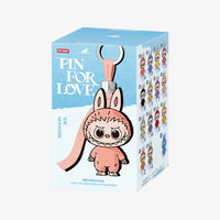 Labubus v4 The monsters pin for love series Blind box Popmart original