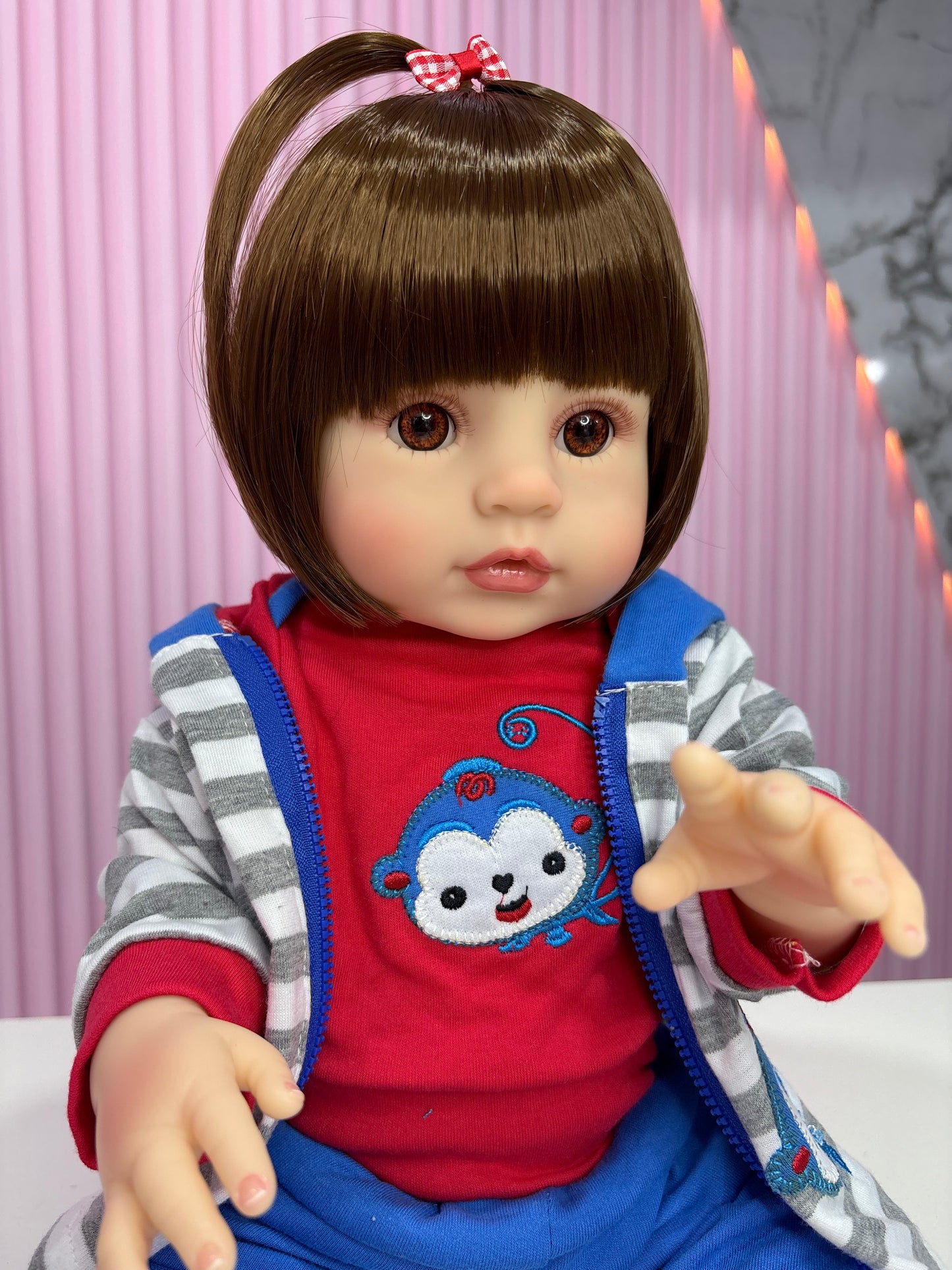 Niña Reborn vinilo completa 45cm