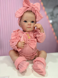 Bebé Reborn Rosa Vinilo 18”